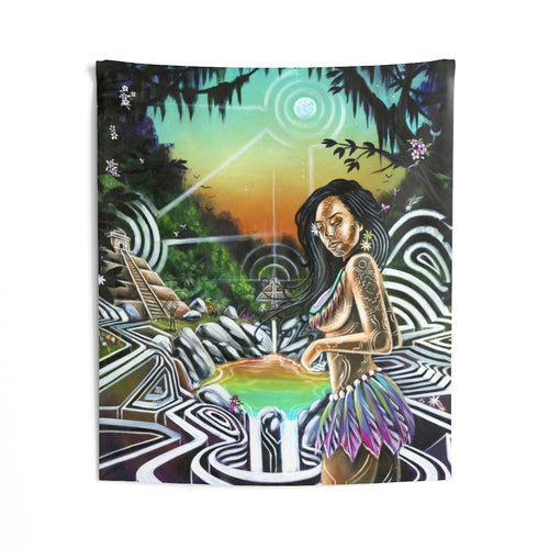 Mystic Sunset Wall Tapestry